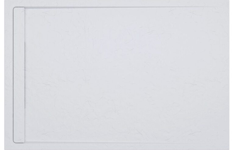 30MM 1700X800 SLATE RECT TRAY & WASTE WHITE
