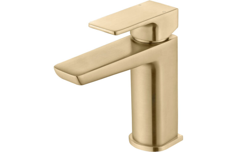 BERIO BASIN TAP-BRUSHED BRASS