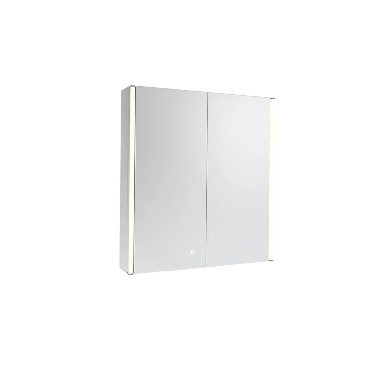 Render 2 Door Mirror Cabinet Demist 600X650 Recess