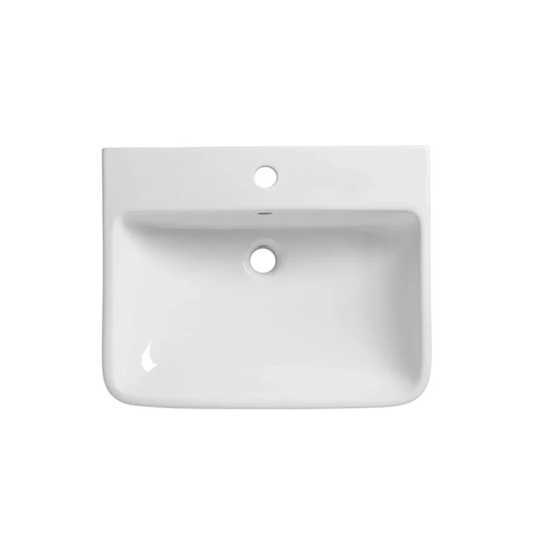 Tavistock Structure Semi Recessed Basin 550x430mm 1H