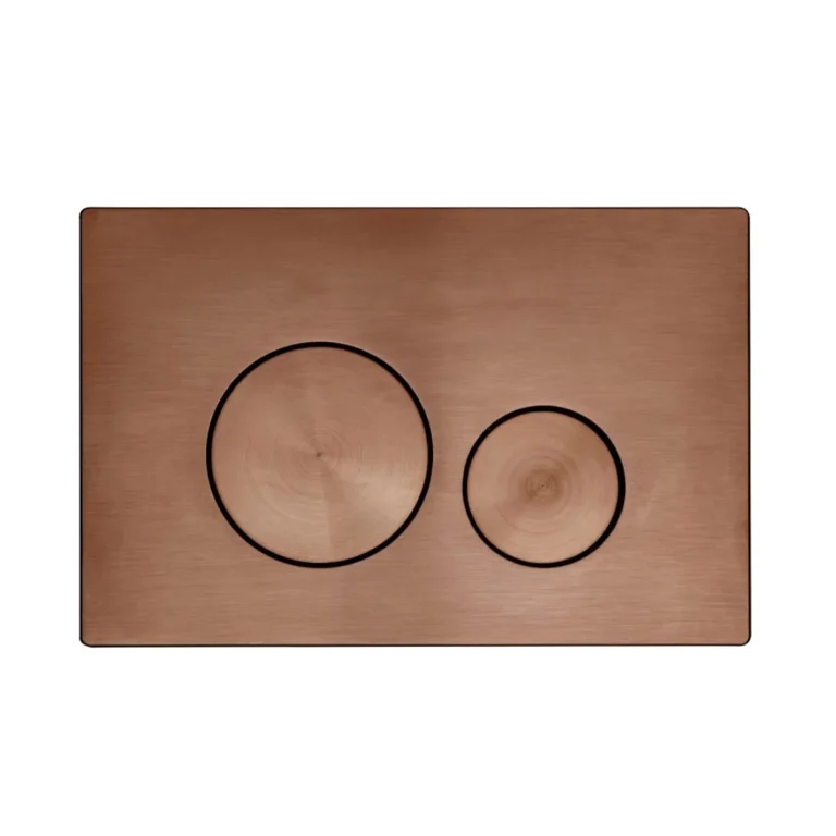 Tavistock Circles Flush Plate Brushed Bronze