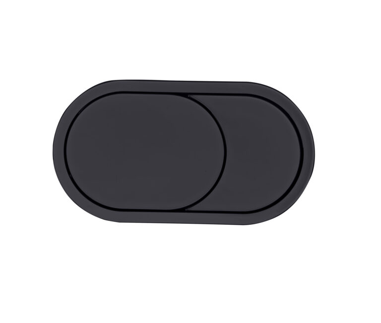 Tavistock Oval Furniture Flush Button - Black