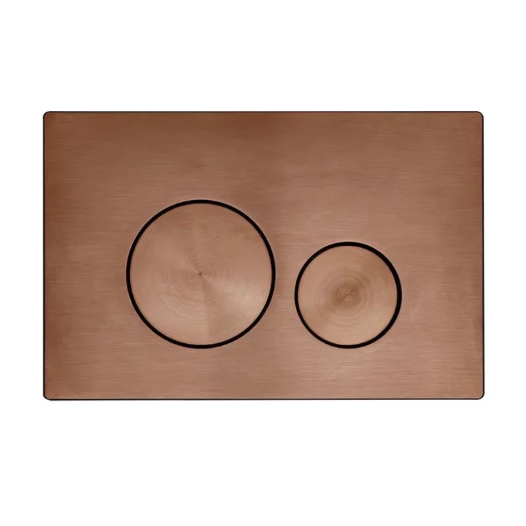CIRCLE FLUSH PLATE BRUSHED BRONZE