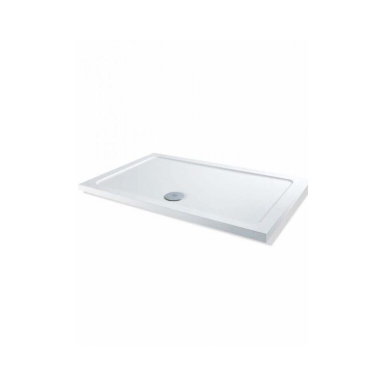 MX Stone Resin Shower Tray - Rectangular 1800 x 700mm - White