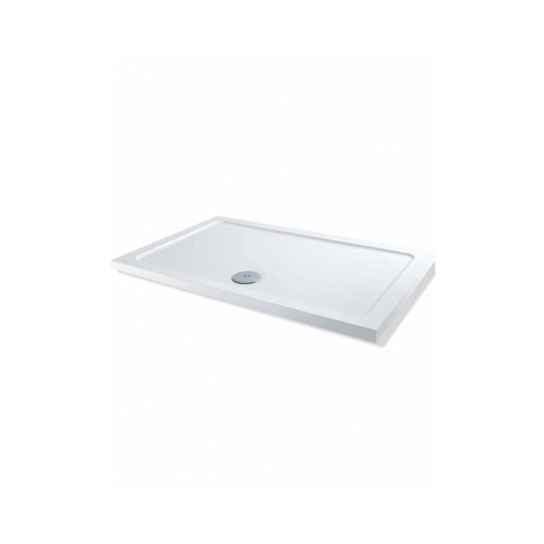 MX Stone Resin Shower Tray - Rectangular 1800 x 760mm - White